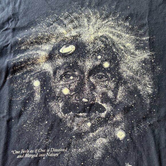 Einstein SPIE T-Shirt L Single Stitch Glow Physics Science Vintage 1993 Tech - Picture 3 of 7